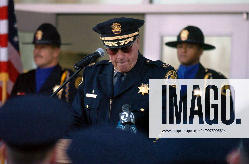 Jan 08, 2007; Dublin, CA, USA; Alameda County Sheriff Charles Plummer ...