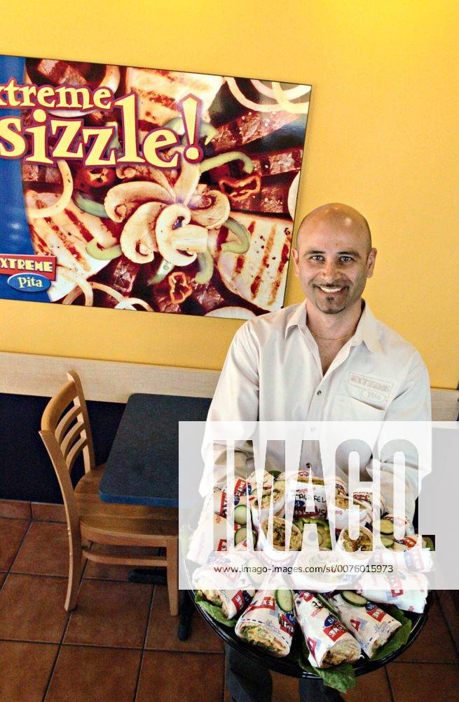Ray Zandi, regional developer with Extreme Pita, with an offering of