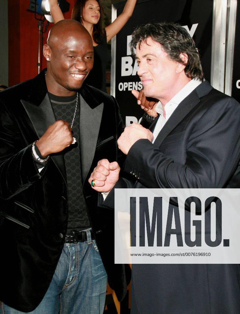 Dec 13, 2006; Los Angeles, CA, USA; SYLVESTER STALLONE & ANTONIO TARVER ...