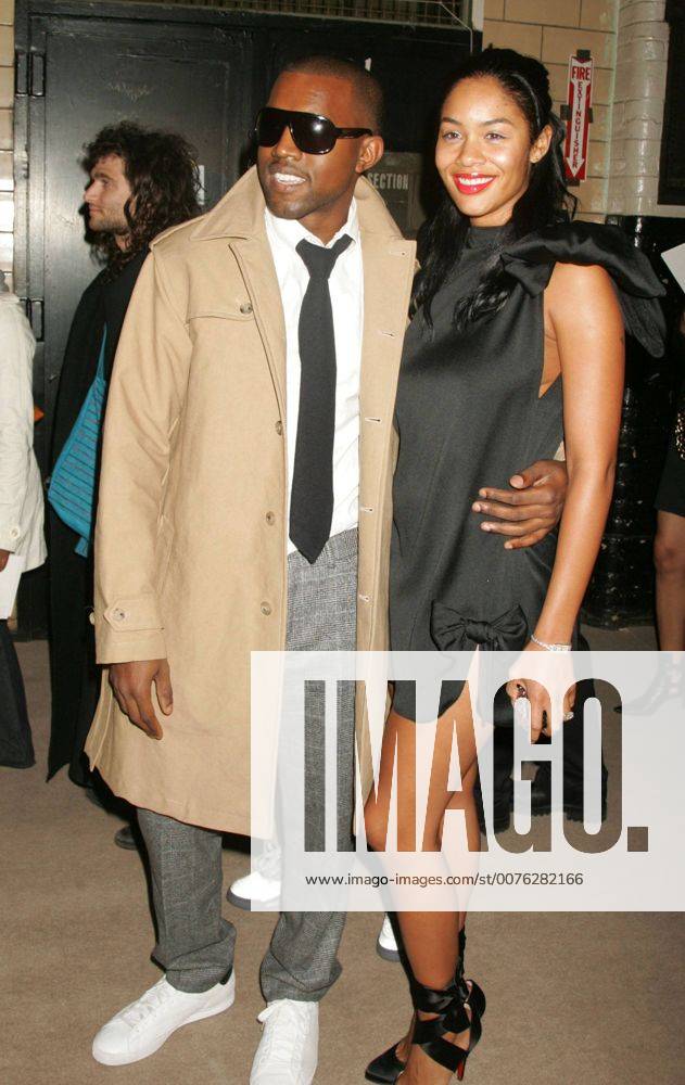 Sep 11, 2006; New York, NY, USA; KANYE WEST and his FIANCE at the