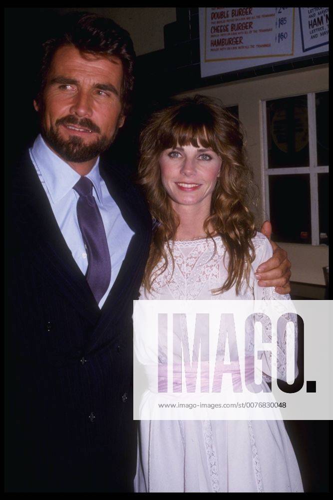 Hollywood, CA, USA; Actor JAMES BROLIN and wife JAN SMITHERS are shown ...