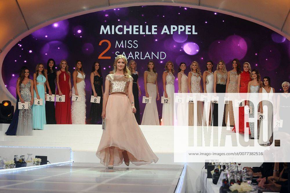 Miss Germany 2017. Die amtierende Miss Saarland , Michelle Appel