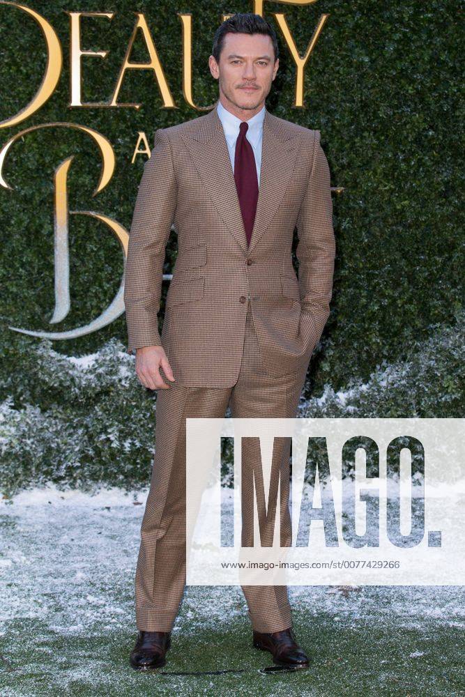 Welsh actor Luke Evans attends the Beauty And The Beast Launch Event