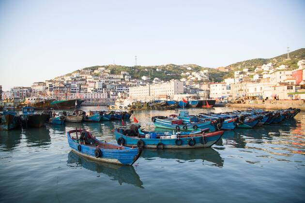 Beach Scene of Zhoushan City,Zhejiang Province,China