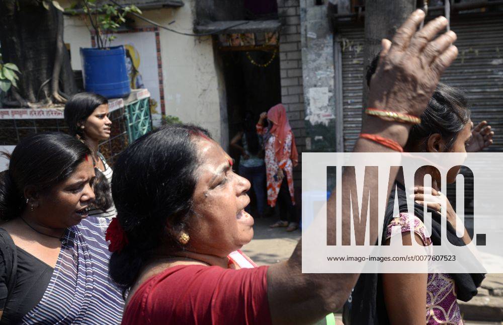 India Sex Worker March For Their Rights Sex Worker Cover Their Face