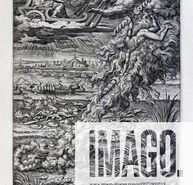 Scamander (river god in Greek mythology) 1615. A plate from Les Images