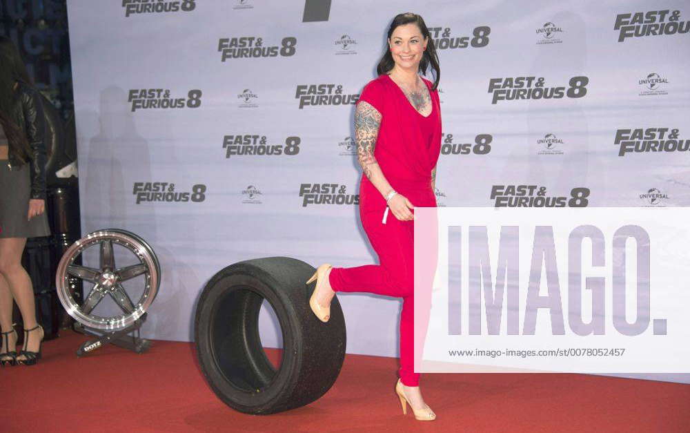 Lina van de Mars bei der Premiere des Kinofilms Fast & Furious 8 im