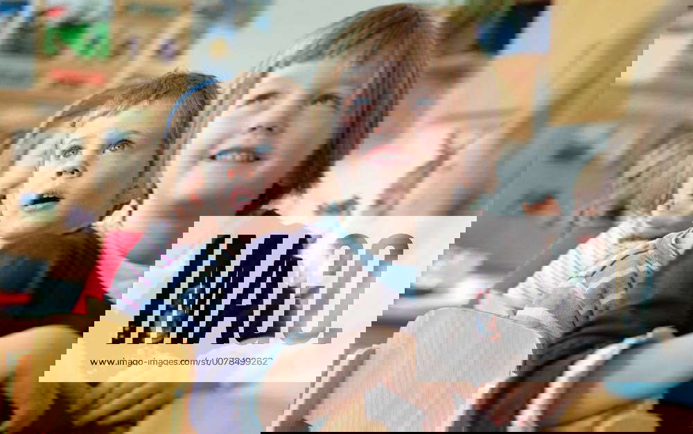 Montessori Kita in Berlin . Montessori Kindergarten . Berlin , 19.04.