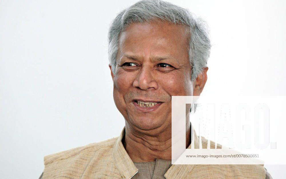 Muhammad YUNUS , Gruender der Mikrokredite vergebenden Grameen Bank und ...