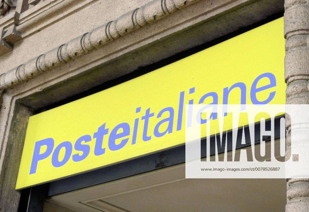 Italienische Post . Italian post office . , Mailand Italien Copyright