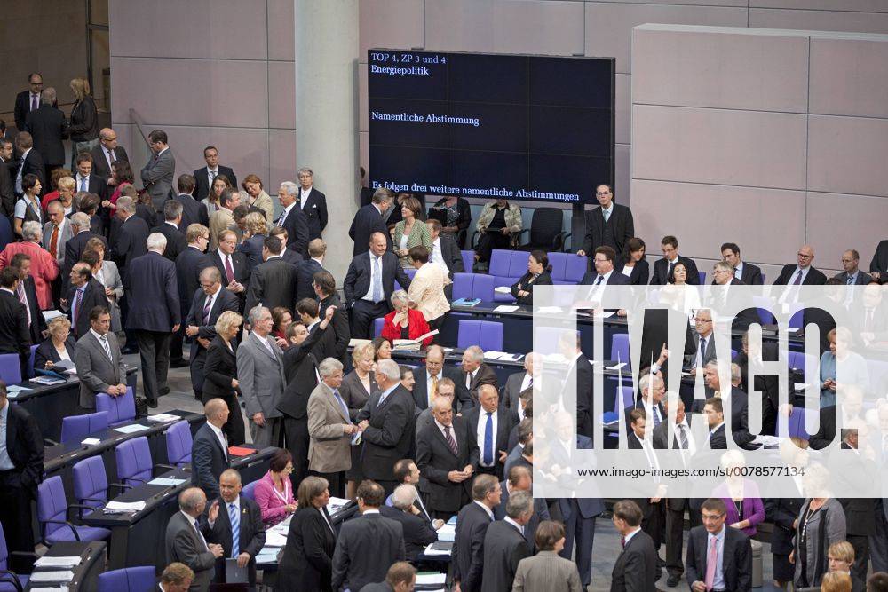 Namentliche Abstimmung Im Deutschen Bundestag Ueber Den Ausstieg Aus ...