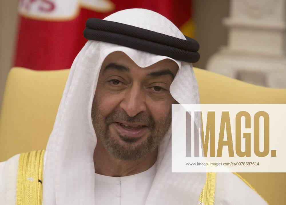 Crown Prince Mohammed bin Zayed Al Nahyan of Abu Dhabi is seen during a