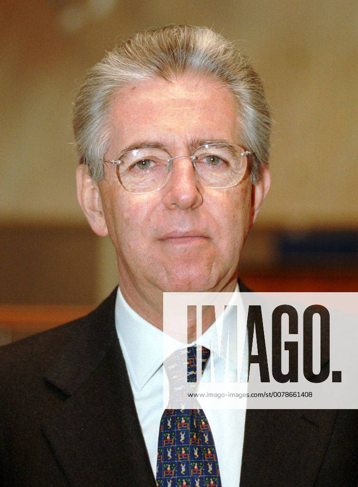 Mario Monti, Kommissar der EU fuer Wettbewerb, Bonn 13.01.2000. , Bonn ...