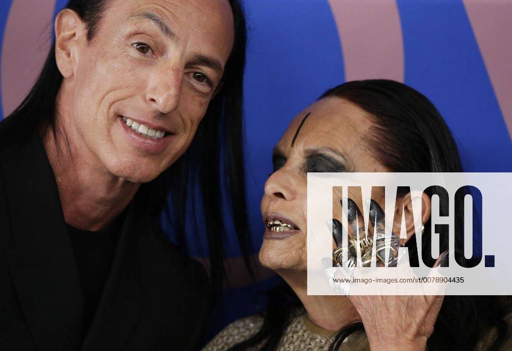 Rick Owens and Michele Lamy arrive on the red carpet at the 2017