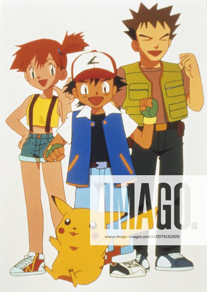 Film Still from Pokemon Misty, Pikachu, Ash Ketchum, Brock © 1998 ...