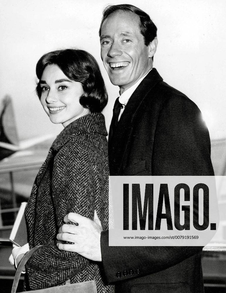 Audrey Hepburn and her first husband Mel Ferrer, circa 1956. Hollywood