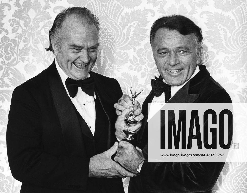 Richard Burton Red Skelton at the 35th Annual Golden Globe Awards