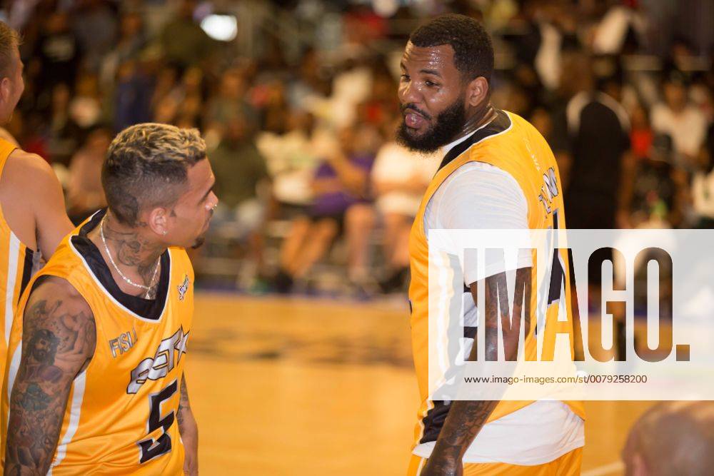 Chris Brown took part in a Celebrity Basketball Game, and he doesn