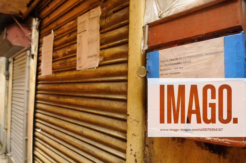 KOLKATA, INDIA JULY 3 Sealed Indian Board of Alternative Medicine