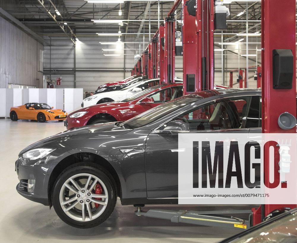 The Netherlands, Amsterdam. Tesla Motors opens the first Dutch service center in Amsterdam