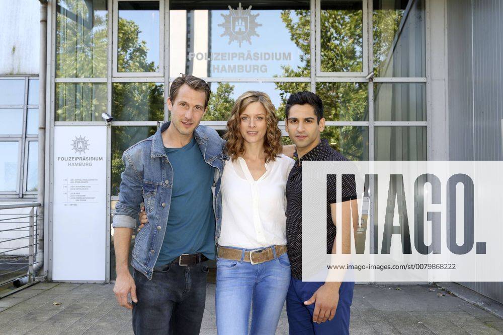 David Rott, Alma Leiberg und Daniel Rodic bei Fototermin zur RTL TVSerie Bad Cop kriminell gut am