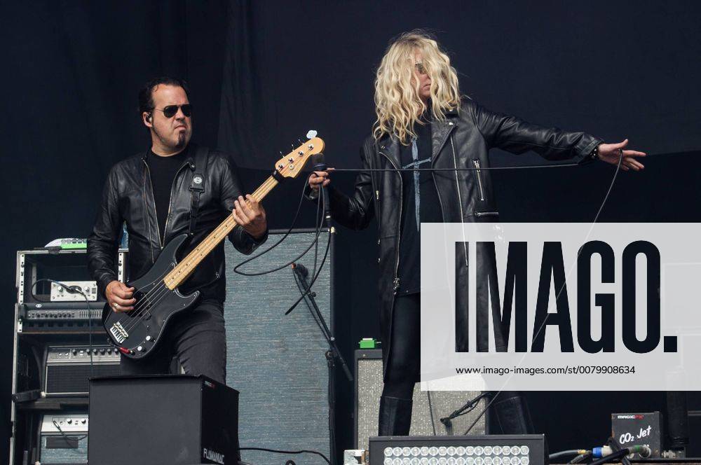 Taylor Momsen of The Pretty Reckless performing live on stage on day 3