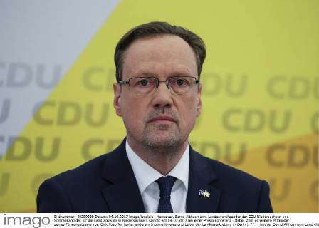 Hanover Bernd Althusmann Land chairman the CDU Lower Saxony and Top ...