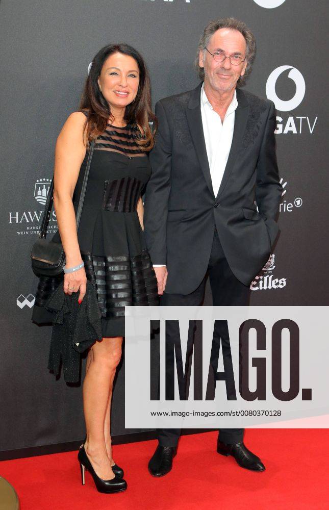 Hugo Egon Balder and Girlfriend Elena at the award Ceremony the Golden ...