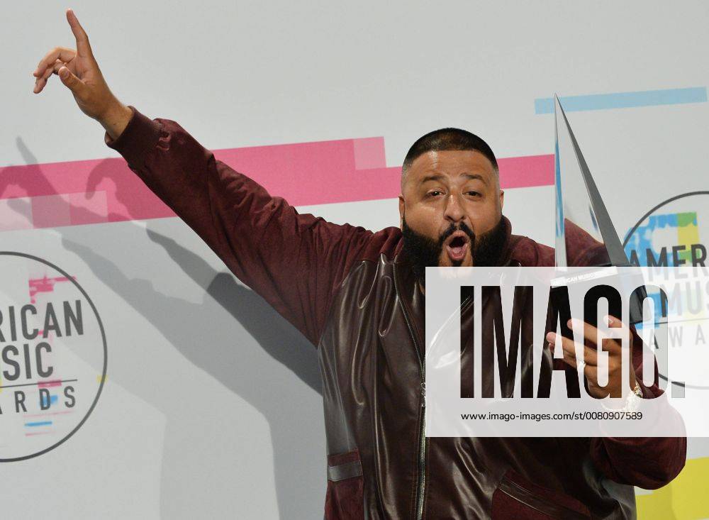 Khaled Rapper Us DJ Khaled appears backstage for his win of Best Rap Hip Hop Song at the ...
