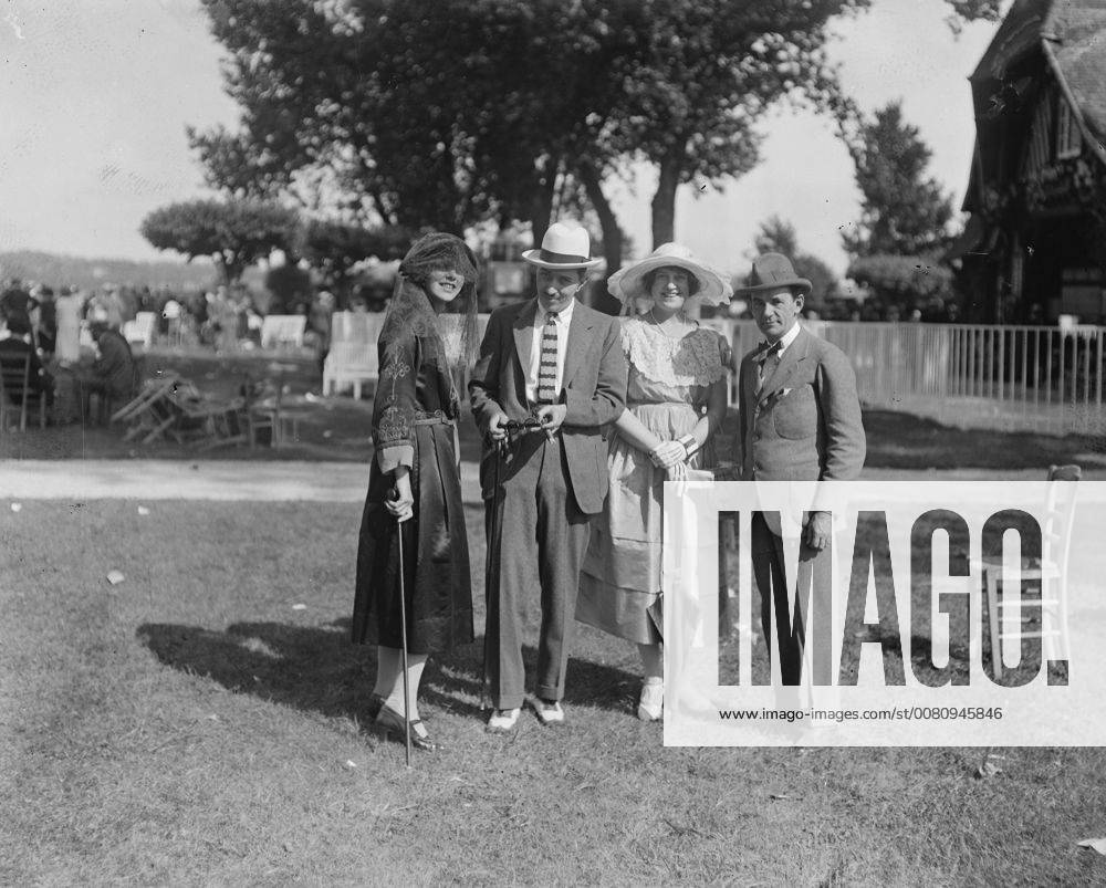 The Deauville Season Miss Shirley Kellogg ( on right ) with her husband ...