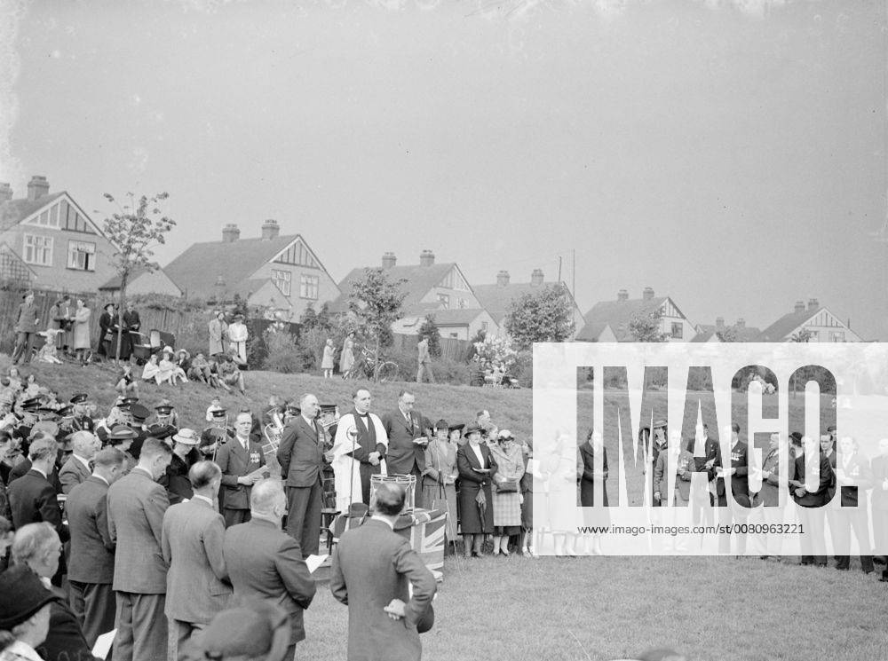 The Blackfen British Legion Drumhead Service . 21 May 1939, Blackfen
