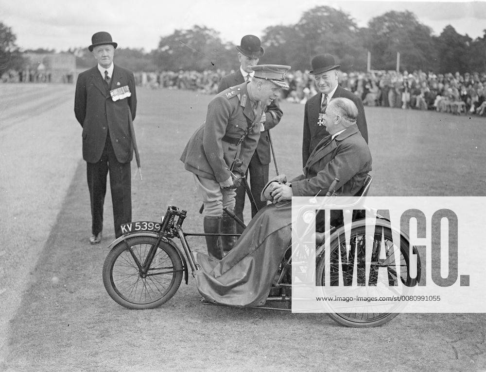 General Viscount Gort at British Legion parade in Sandhurst. More than ...