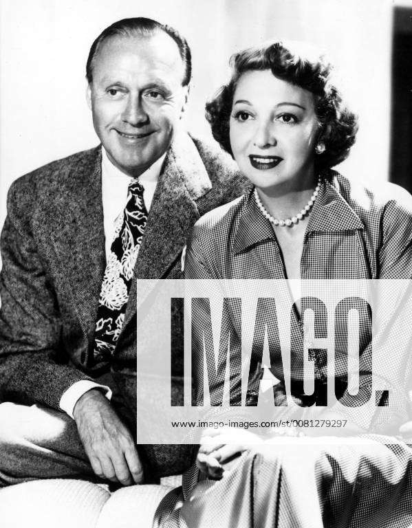 Comedian Jack Benny and his wife Mary Livingston , shown in a recent ...