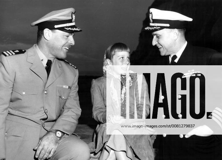 The reel and real coastguard. Screen actor Brian Donlevy (left ...