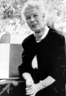 Mildred E Gillars, known as Axis Sally during World War II, is shown as