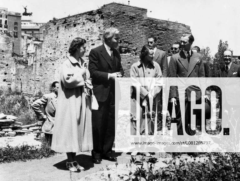 Princess Margaret visits Rome s Historic sights. During her stay in ...