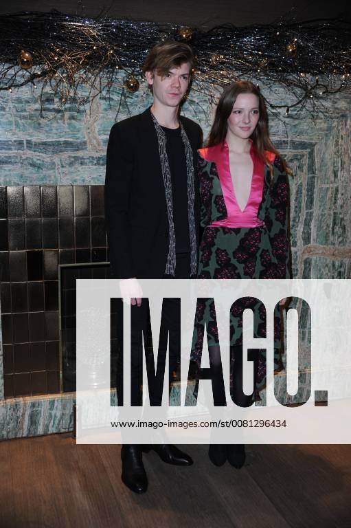 Thomas Brodie Sangster and Morfydd Clark attend the 2018 London