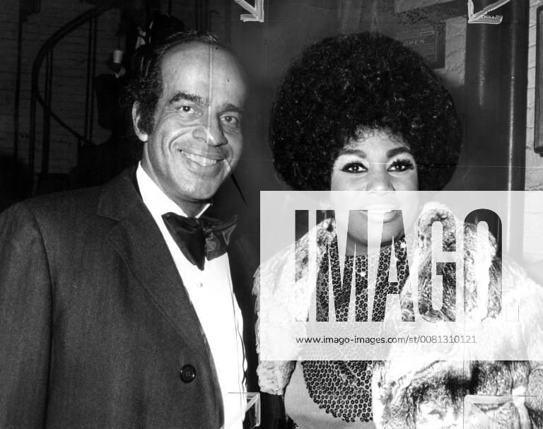 Opera singer Leontyne Price and her manager, Hubert Dilworth, are shown ...