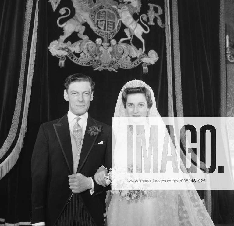 24 APRIL 1963 OFFICIAL PORTRAIT FOR THE ROYAL WEDDING OF PRINCESS ...