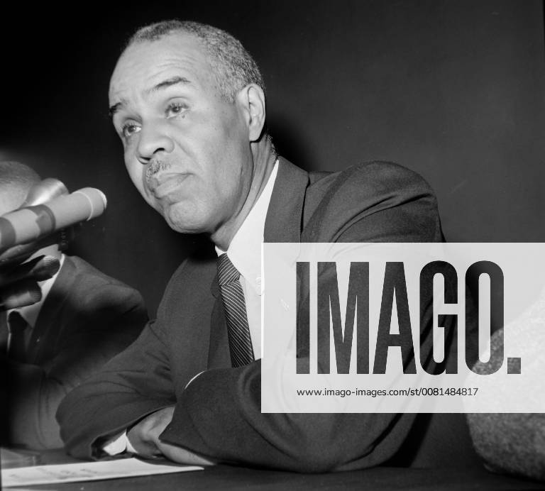 ROY WILKINS OF NAACP IN NEW YORK ; 13 JUNE