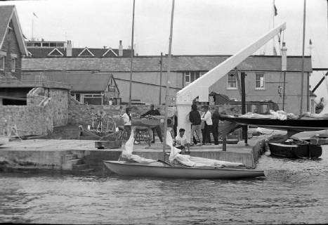 THE PRINCE PHILIP AND UFFA FOX YACHTING IN COWES ; 7 AUGUST