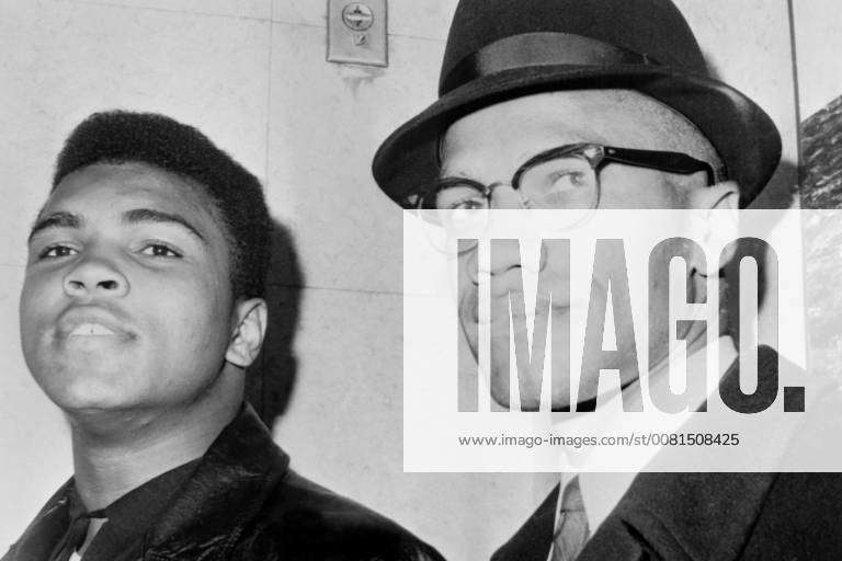 2 March 1964 Malcolm X With American Boxing Champion Cassius Clay Who