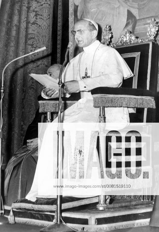 POPE PAUL VI SPEAKS PEACE APPEAL IN CASTELGANDOLFO, ITALY ; 27 AUGUST