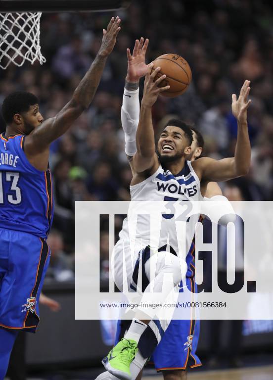 January 10, 2018 - Minneapolis, MN, U.S.A - Minnesota Timberwolves ...