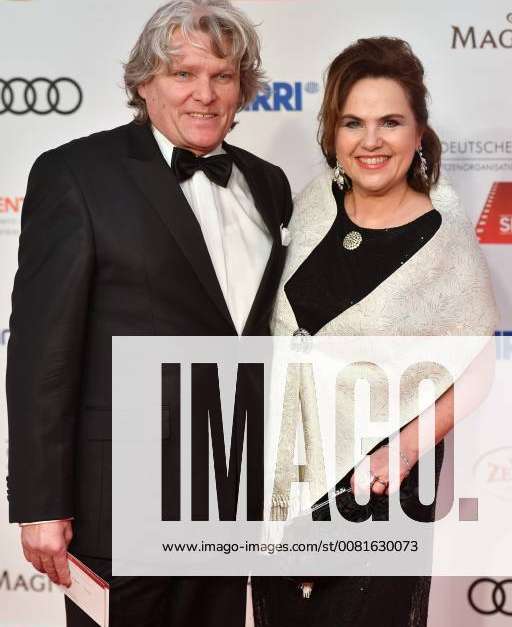 Ernst HANNAWALD actor with wife Maria 45 German film ball red carpet ...