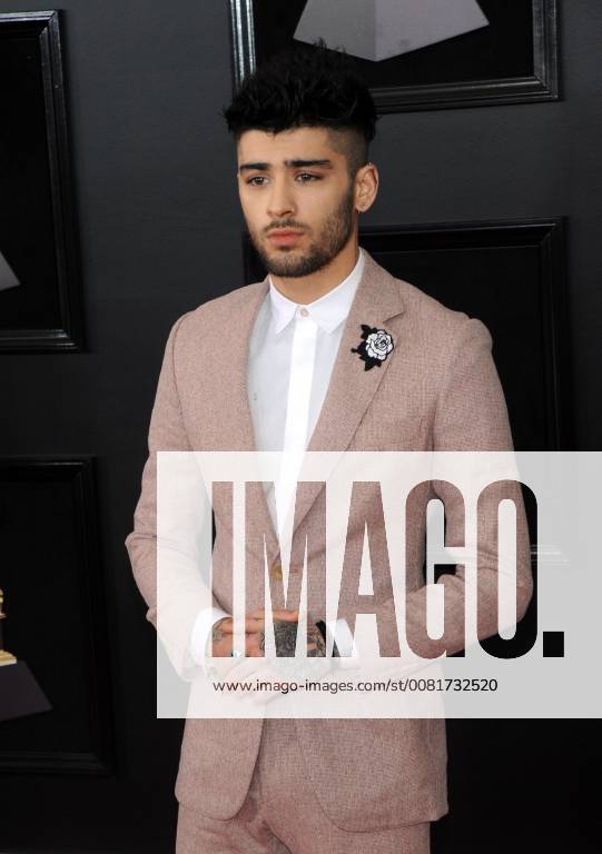 New York Ny January 28 Zayn Malik At The 60th Annual Grammy Awards At Madison Square Garden On 