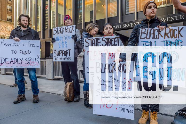 NYC Protest outside JP Chase Investor Day Activists rallied