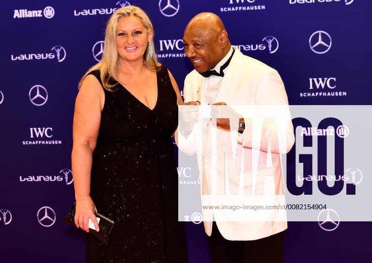 Marvelous Marvin Hagler and his wife Kay Guarrera at the Laureus World ...