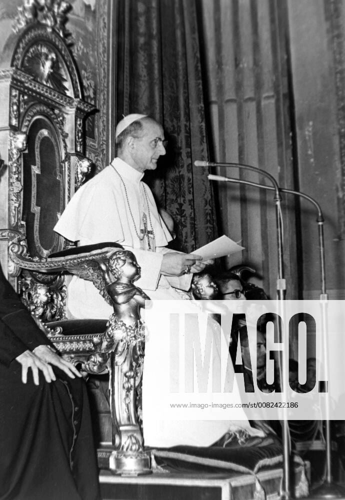 POPE PAUL VI IN VATICAN CITY ; 22 SEPTEMBER