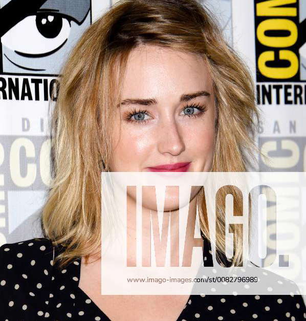 Ashley Johnson attends the Blindspot press line during Comic-Con